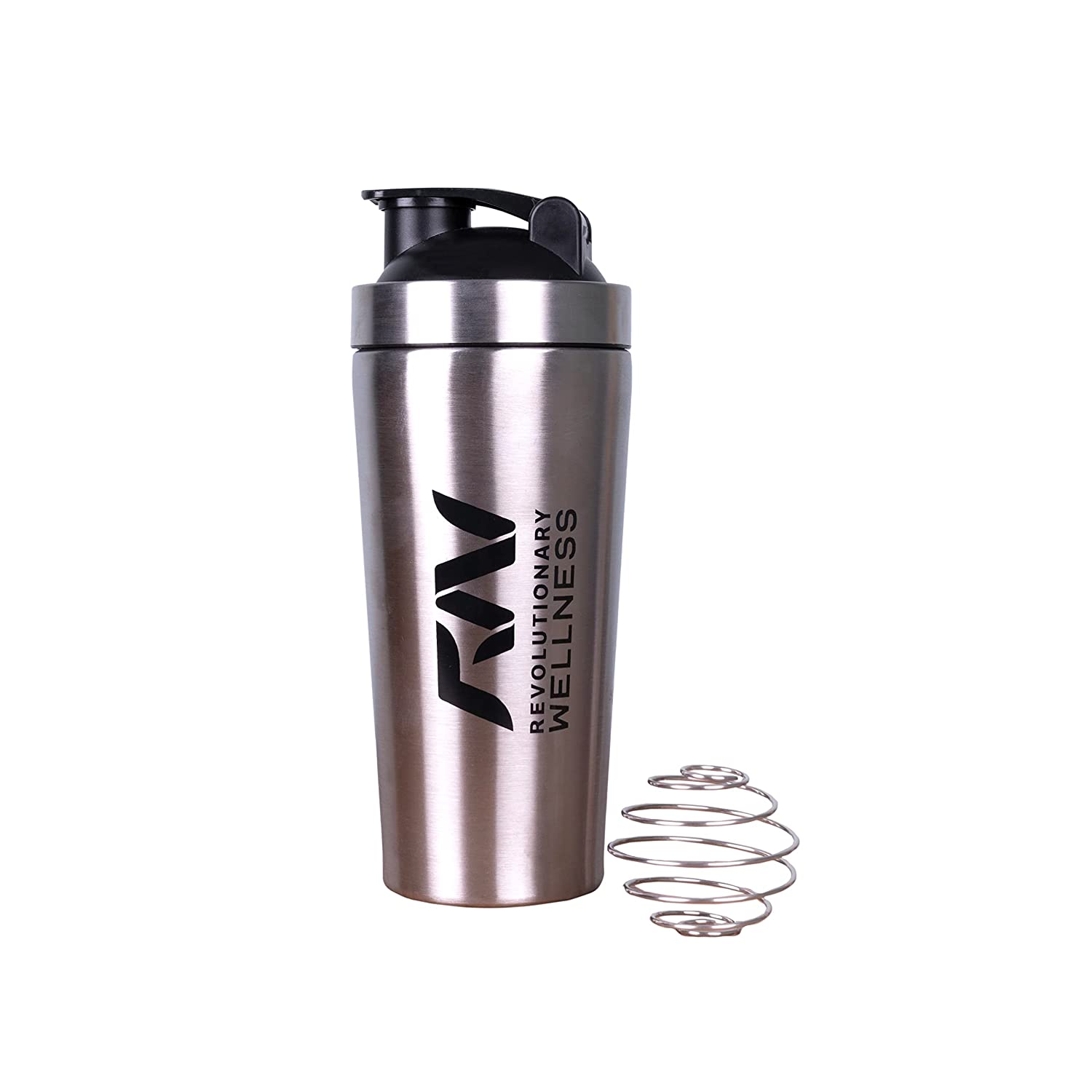 Nutrabay Silver Steel Shaker Bottle 750ml